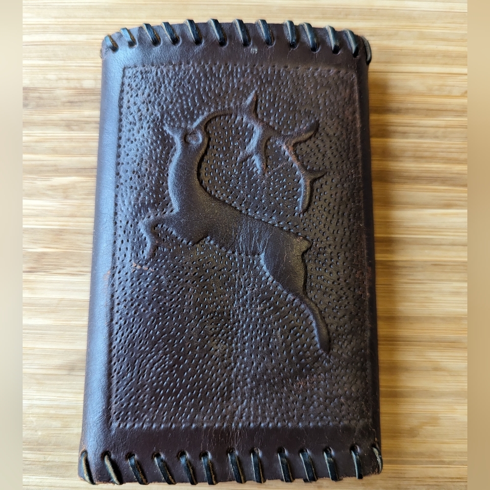 Vintage leather wallet
